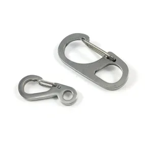 1 Stainless steel carabiner clip clasp