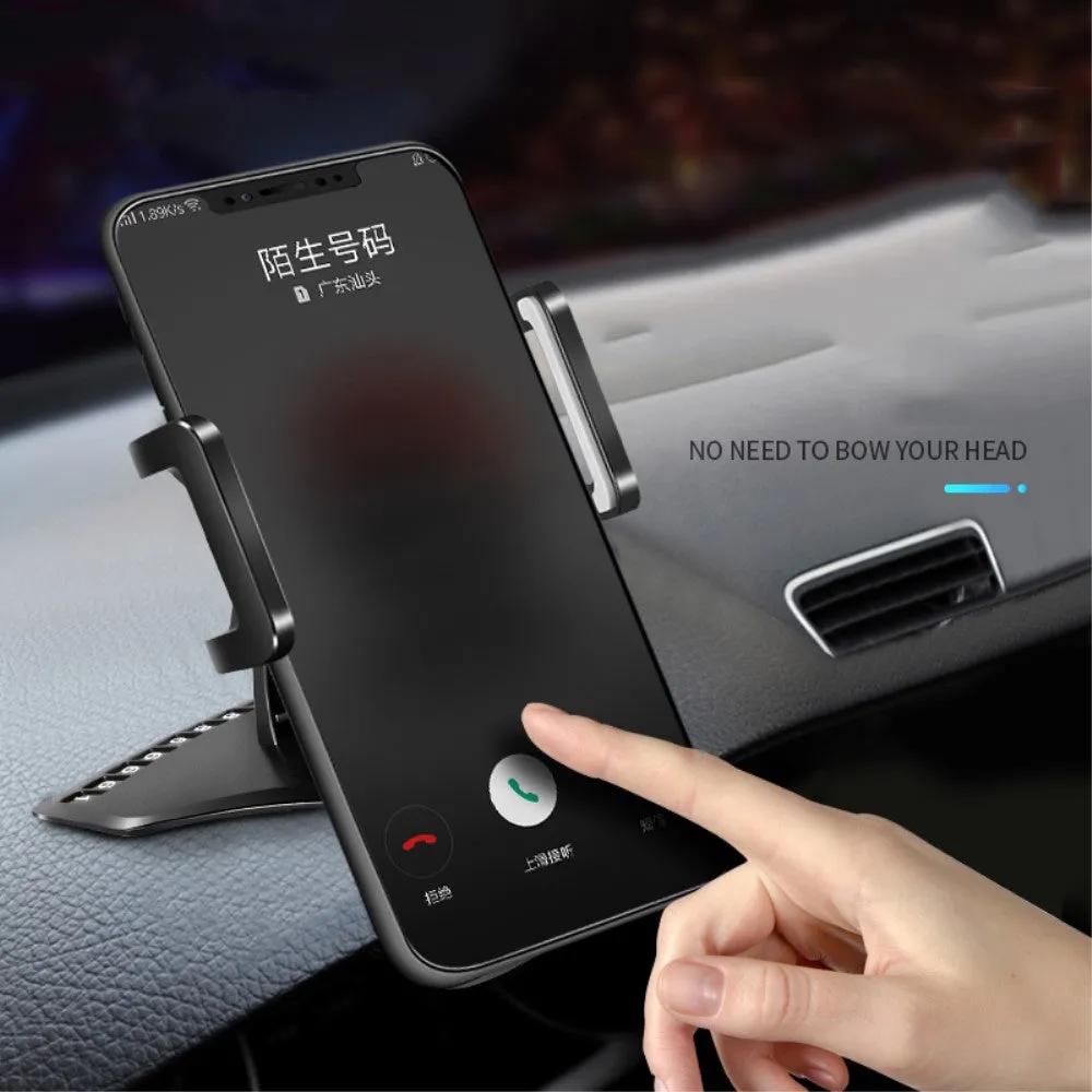 3 in 1 Car GPS Smartphone Holder: Dashboard / Visor Clamp   AC Grid Clip for LG G Flex, F340L - Black