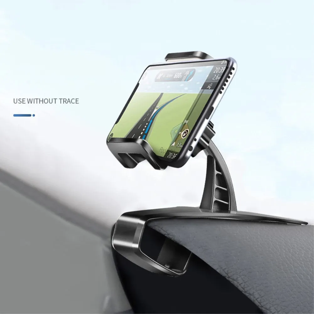 3 in 1 Car GPS Smartphone Holder: Dashboard / Visor Clamp   AC Grid Clip for LG G Flex, F340L - Black