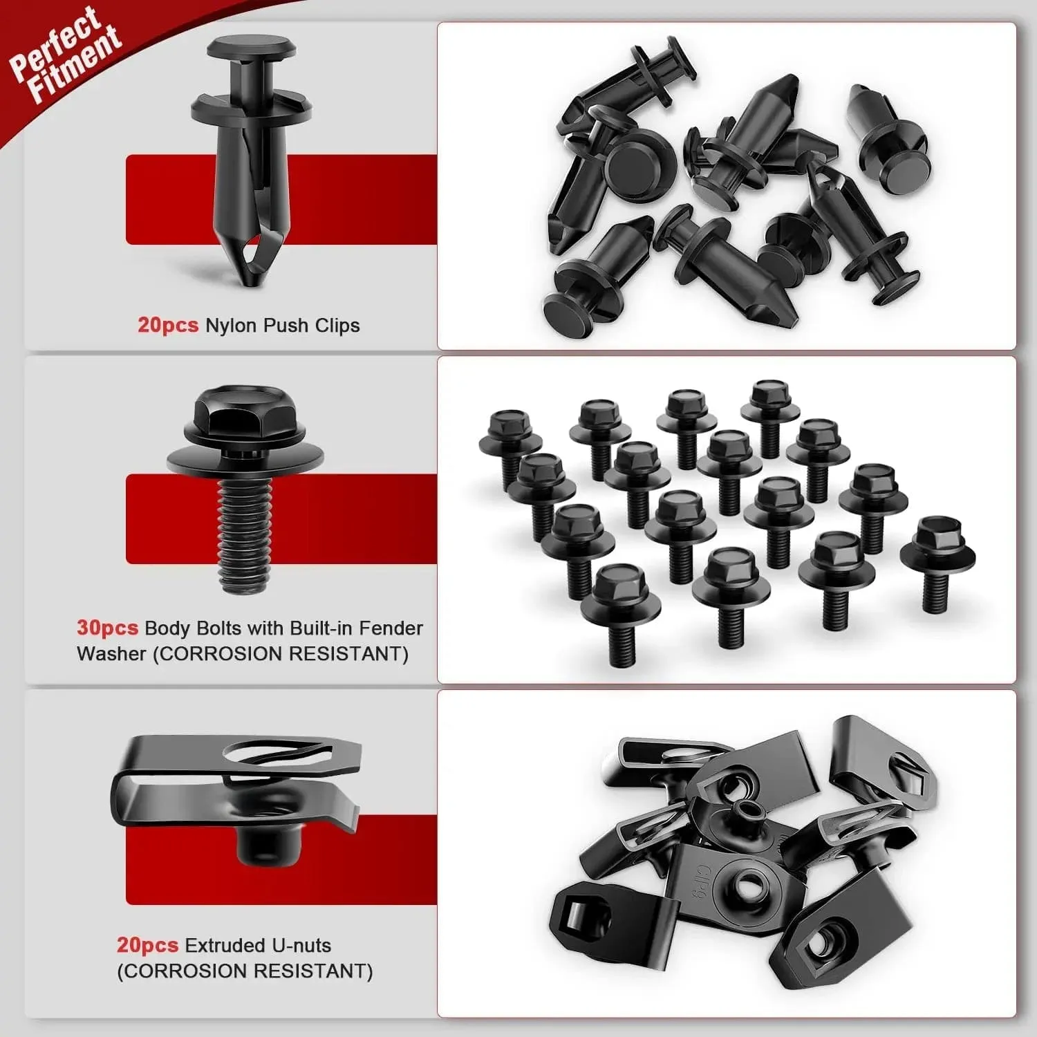 70 Pcs Engine Under Cover Splash Shield Guard Body Bolts Bumper Fender Liner Push Retainer Clips for Infiniti G35 G37 FX35 FX45 EX35 Nissan 370Z 350Z