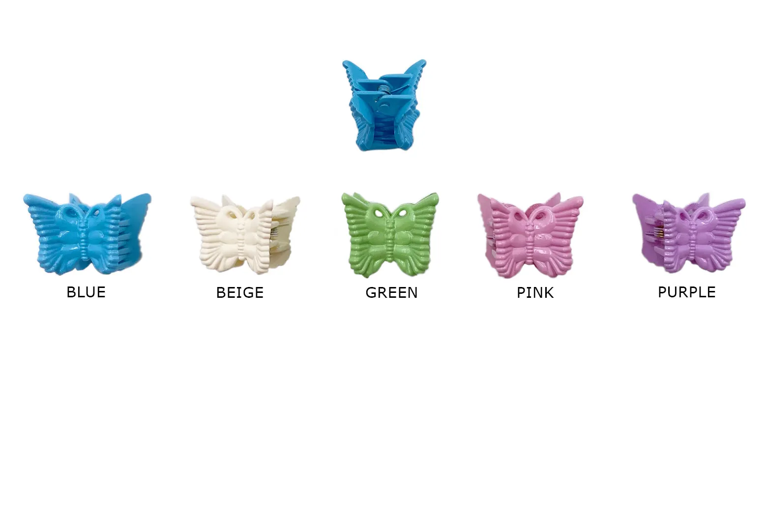 AP1629 Small Pastel Butterfly Hair Clips CHOOSE COLOR BELOW