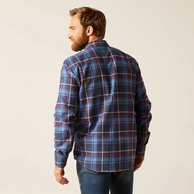 Ariat Mens Harim Retro Fit Shirt Mood Indigo