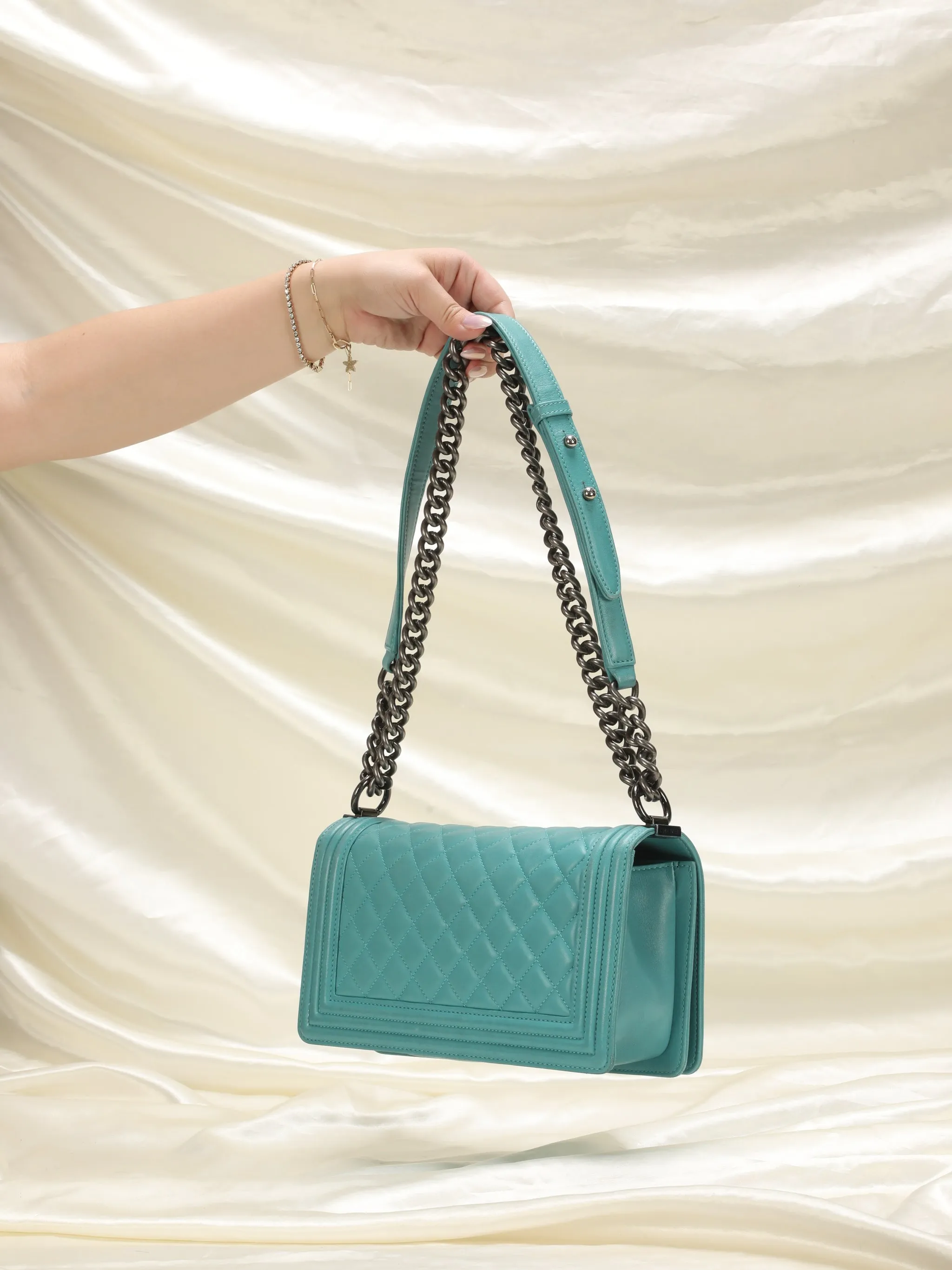 Chanel Lambskin Small Boy Bag