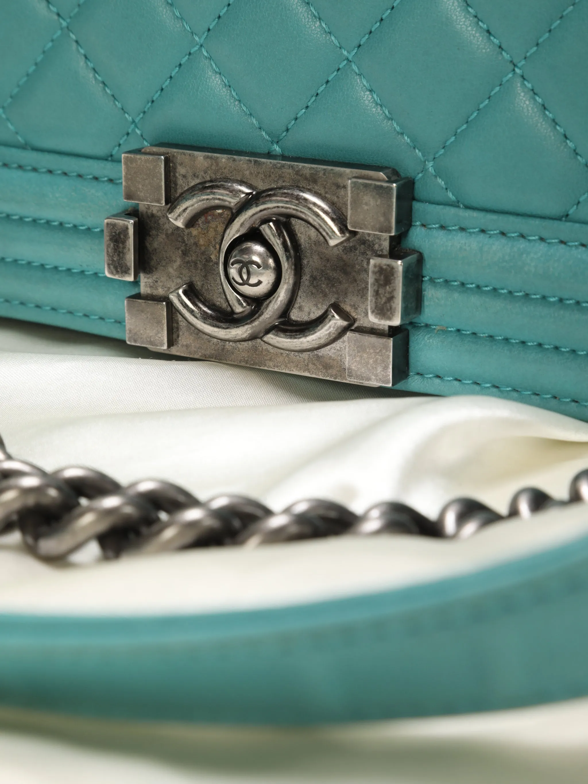 Chanel Lambskin Small Boy Bag