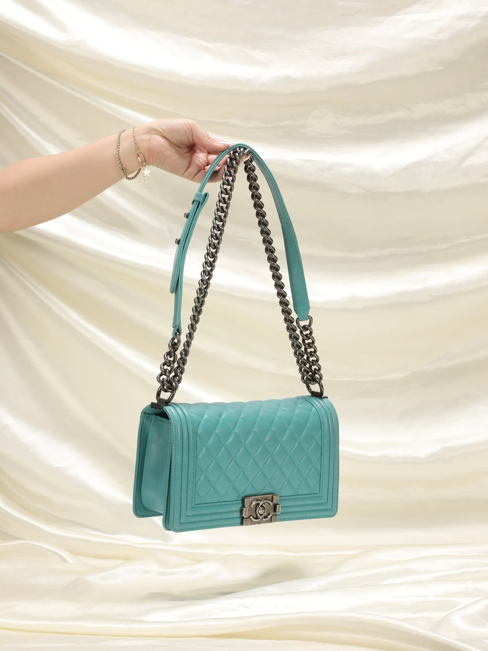 Chanel Lambskin Small Boy Bag