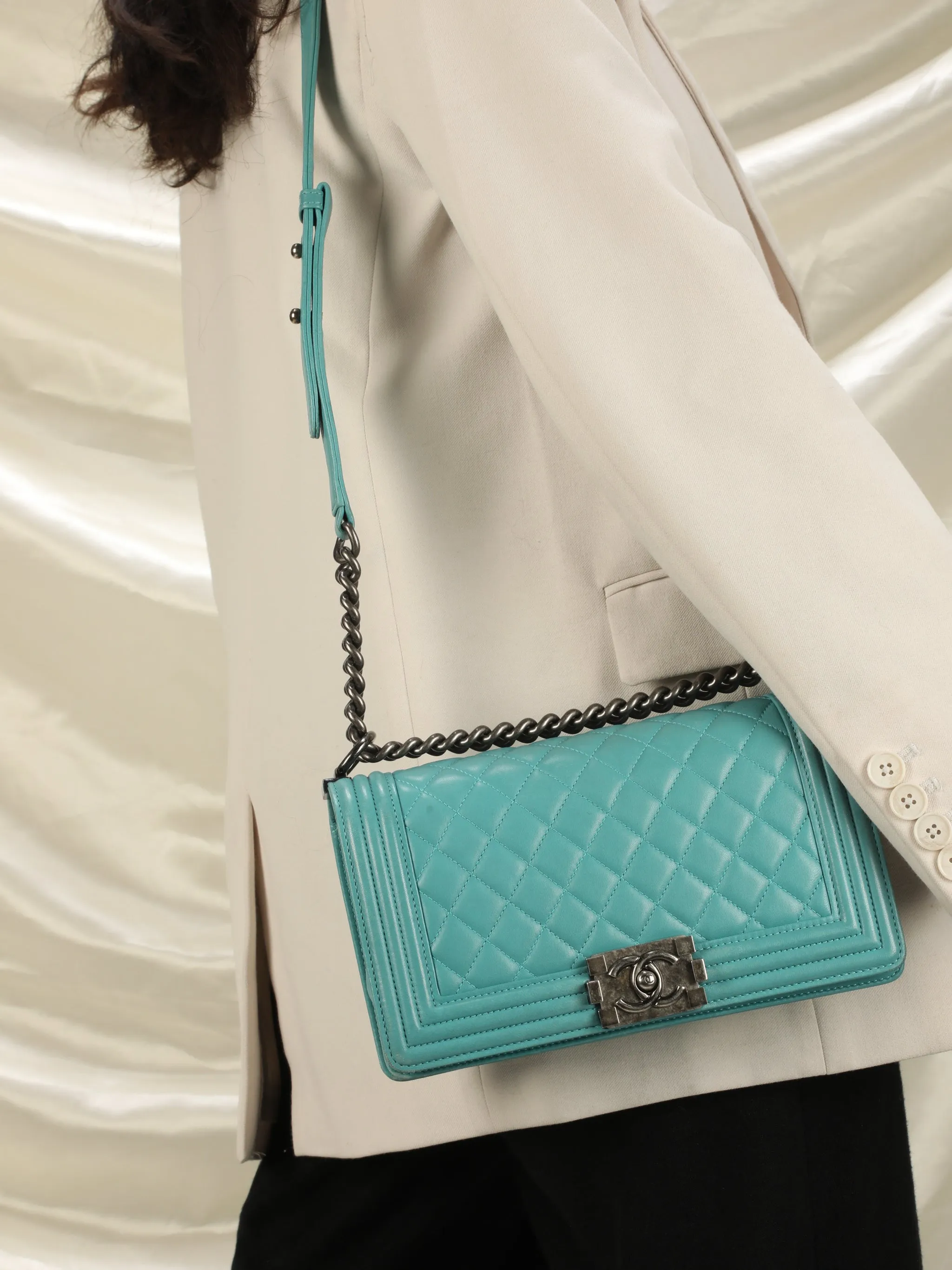 Chanel Lambskin Small Boy Bag