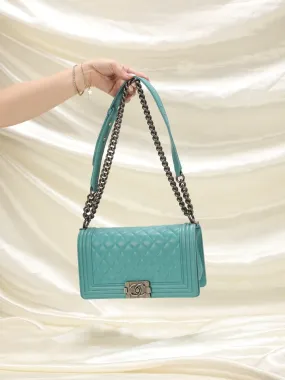 Chanel Lambskin Small Boy Bag