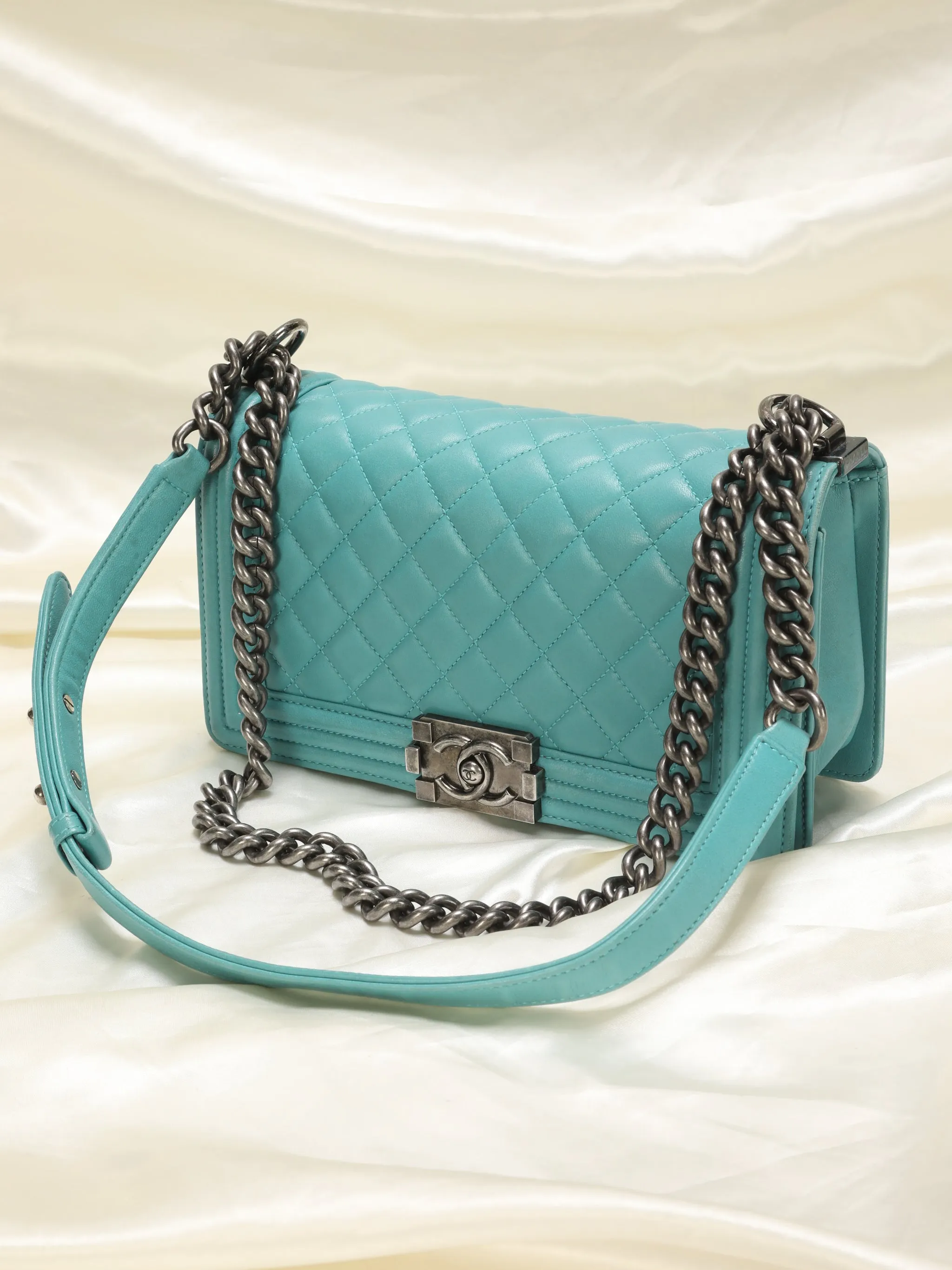 Chanel Lambskin Small Boy Bag