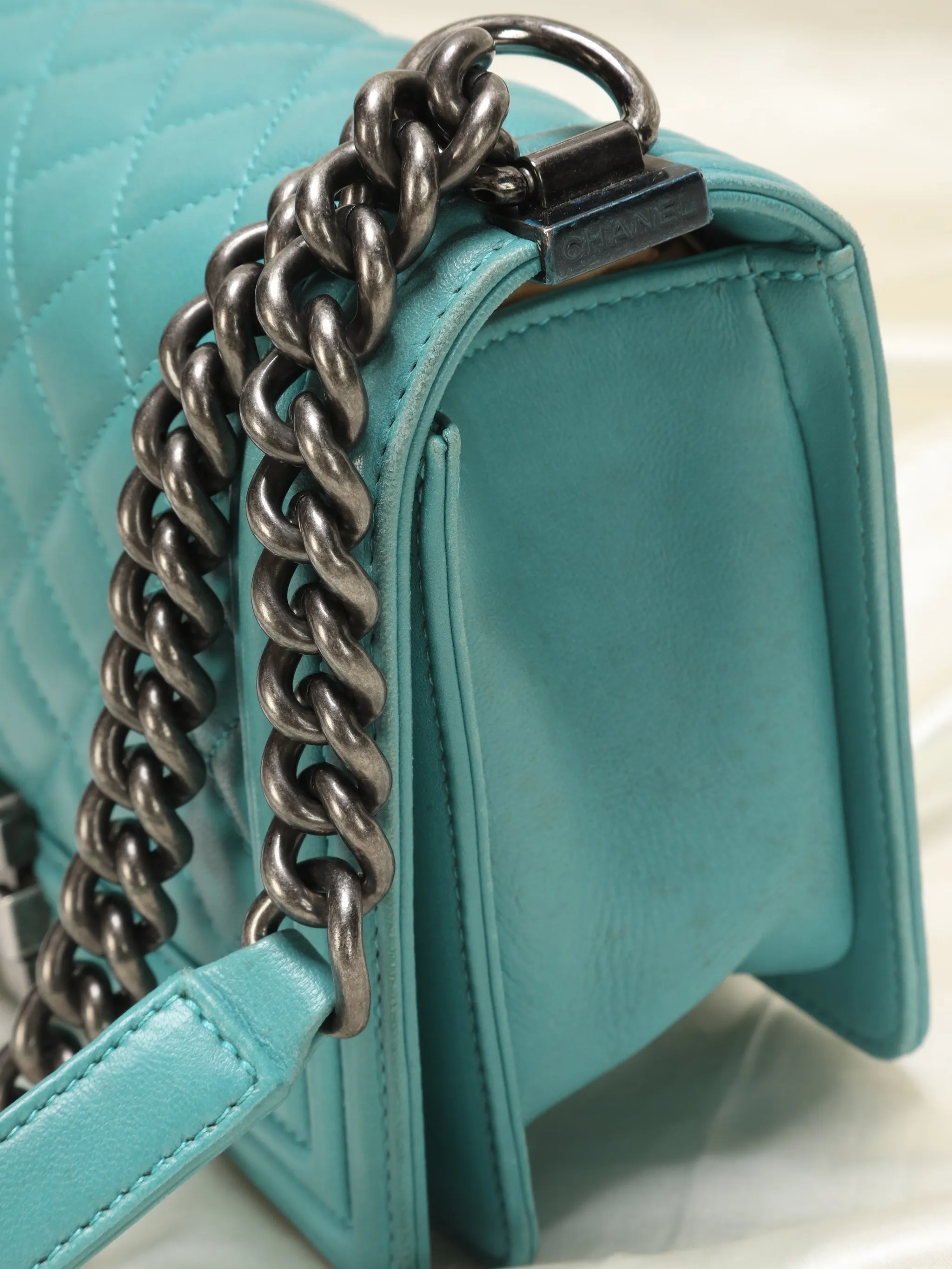 Chanel Lambskin Small Boy Bag