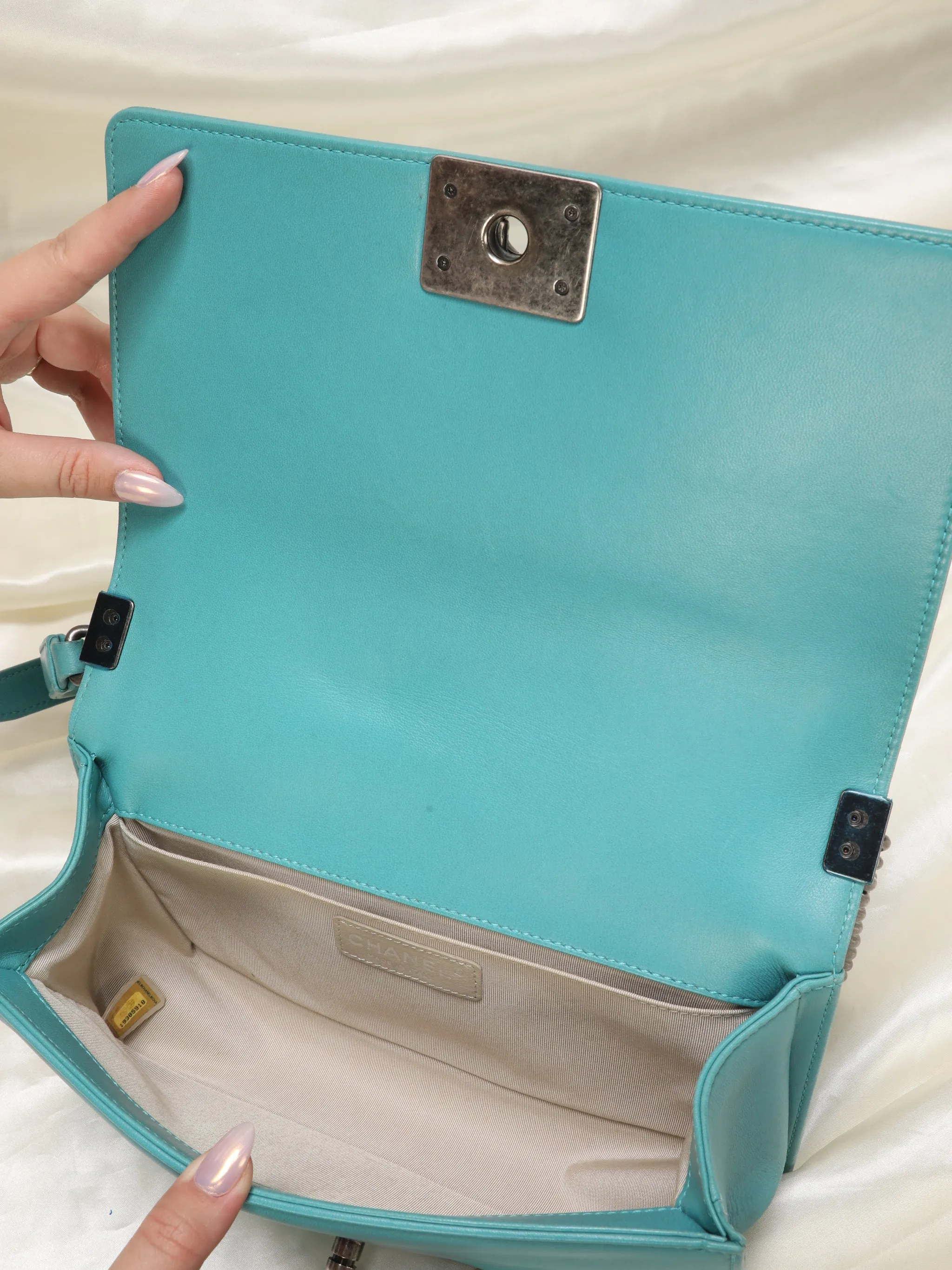 Chanel Lambskin Small Boy Bag