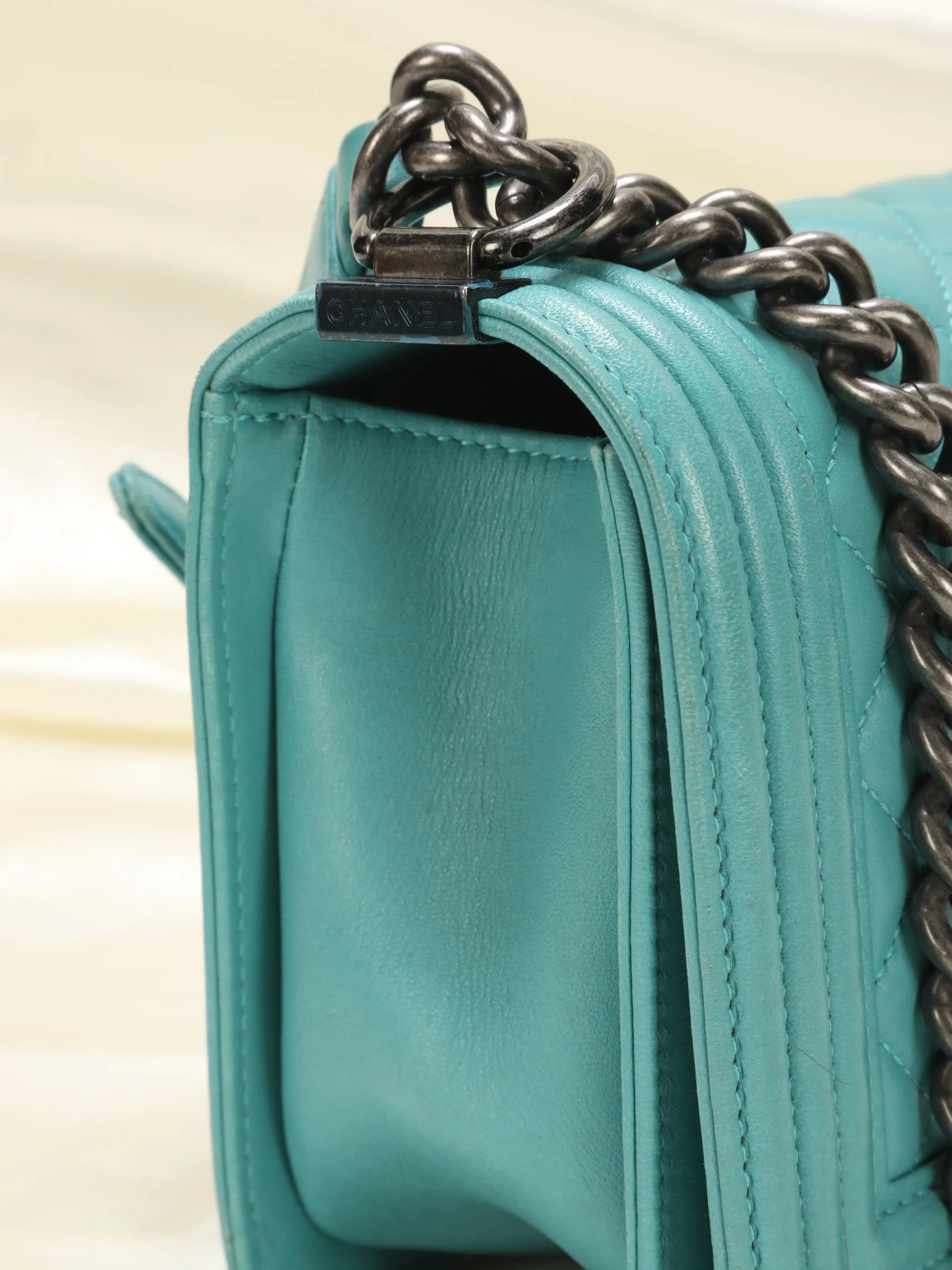 Chanel Lambskin Small Boy Bag