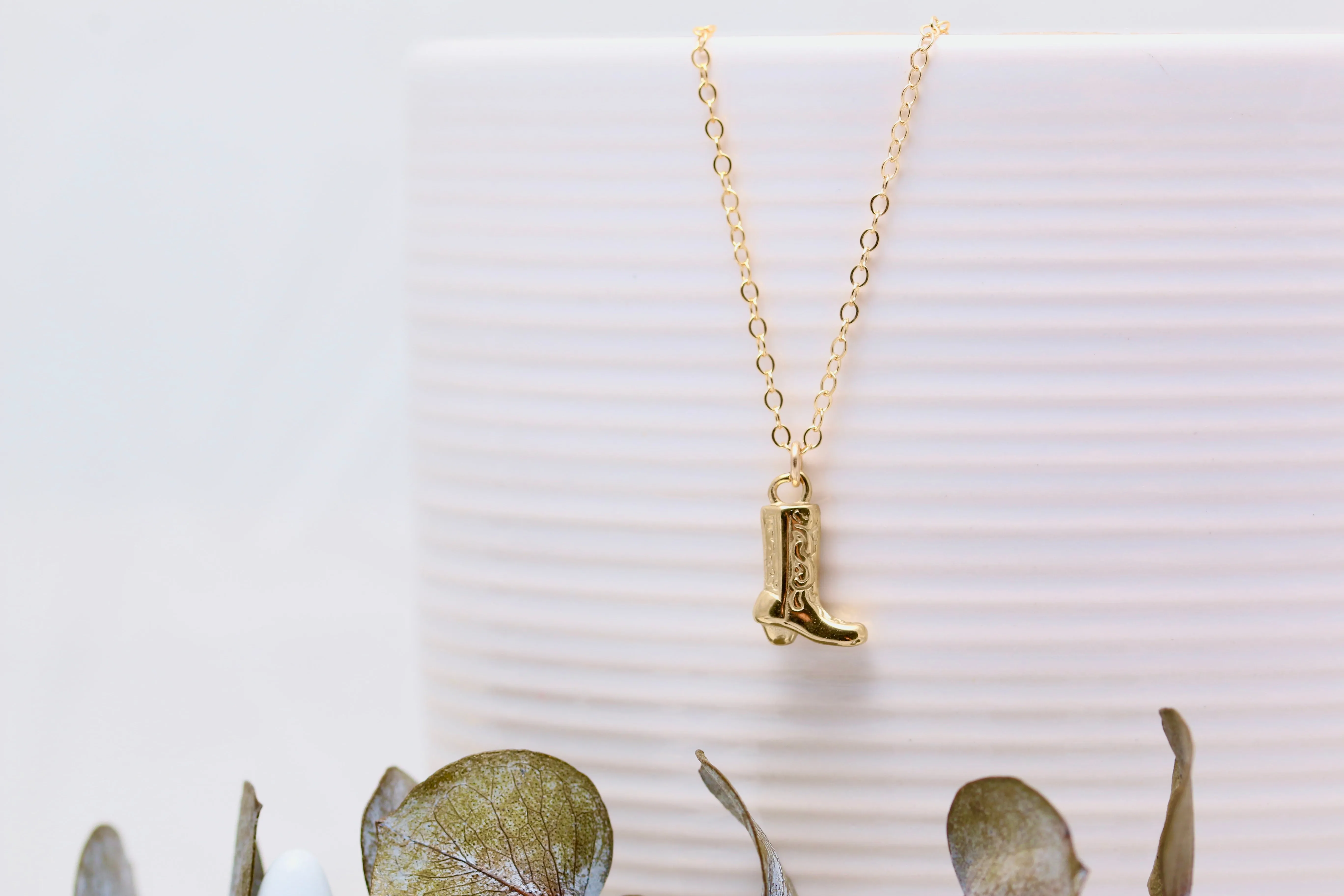 Cowboy Boot Necklace
