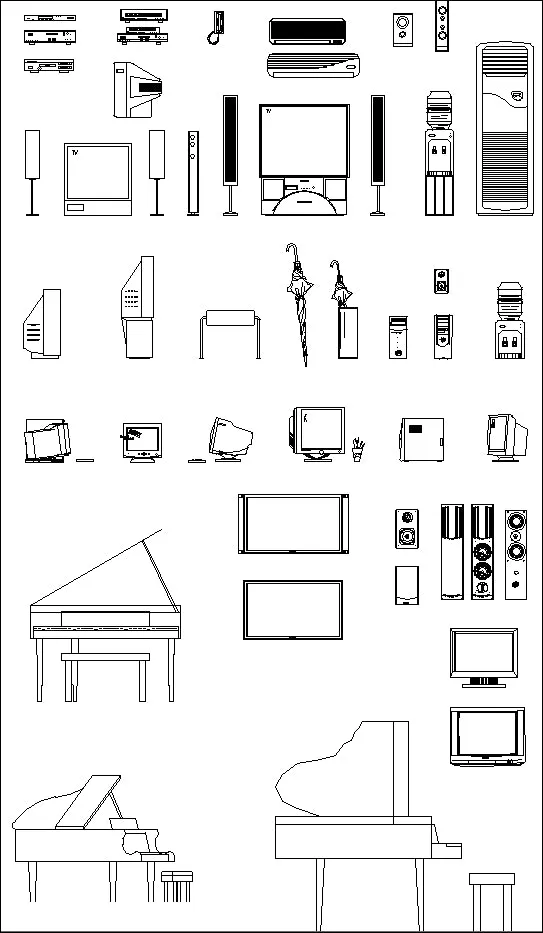 ★【Interior Design Autocad Elevation Collections V.1】All kinds of CAD Elevation Bundle