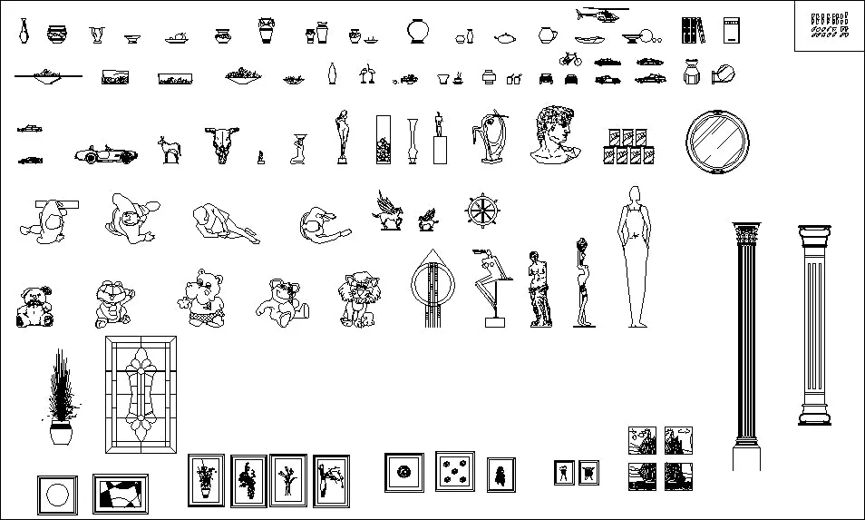 ★【Interior Design Autocad Elevation Collections V.1】All kinds of CAD Elevation Bundle