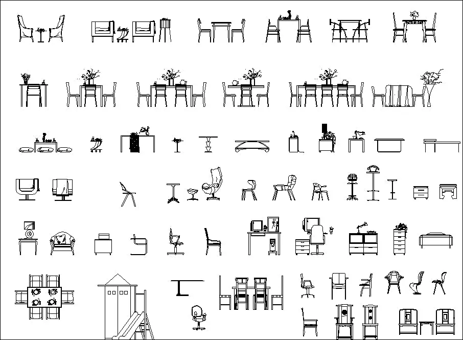 ★【Interior Design Autocad Elevation Collections V.1】All kinds of CAD Elevation Bundle