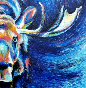 Moose Painting