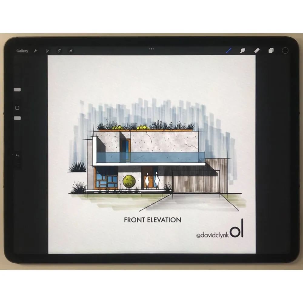 Procreate Elevation Template File