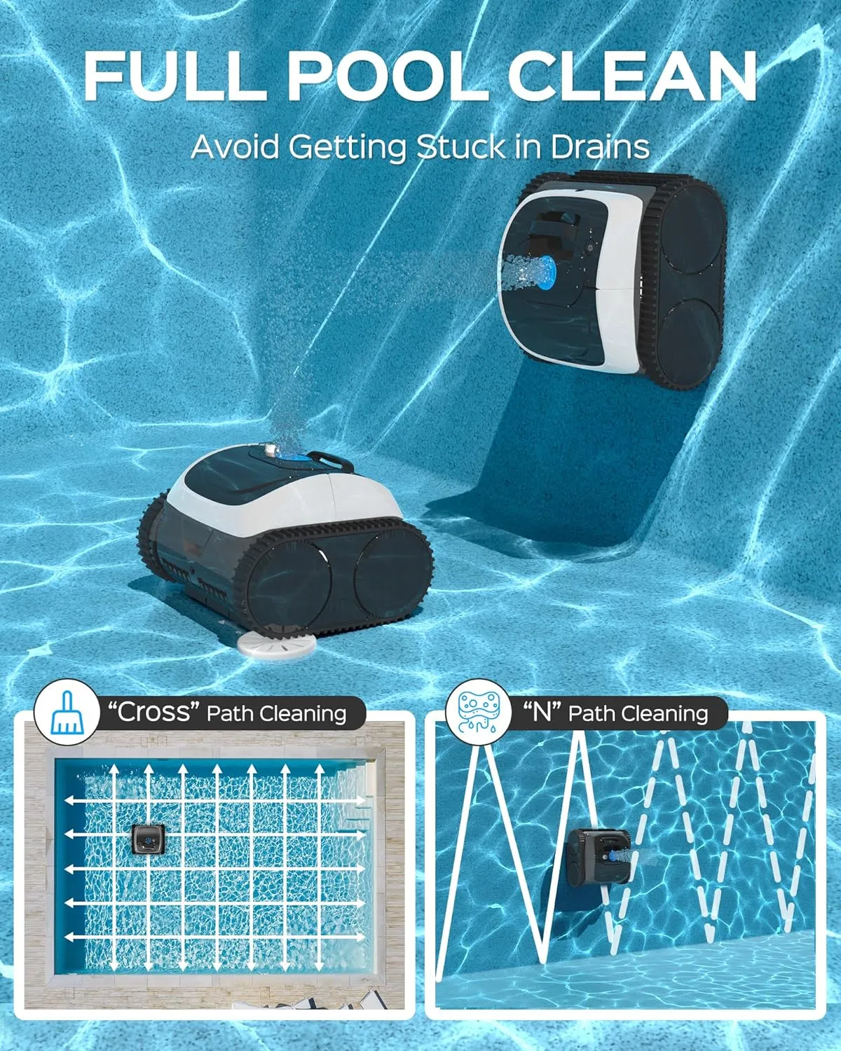 WYBOT C1 Cordless Robotic Pool Cleaner